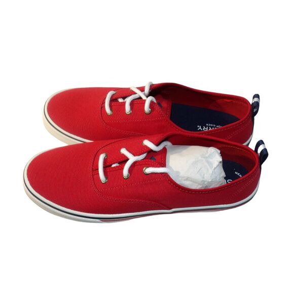 WOMEN'S RED SHERRY TOP SIDER MEMORY FOAM SIZE 11 M - Picture 3 of 5